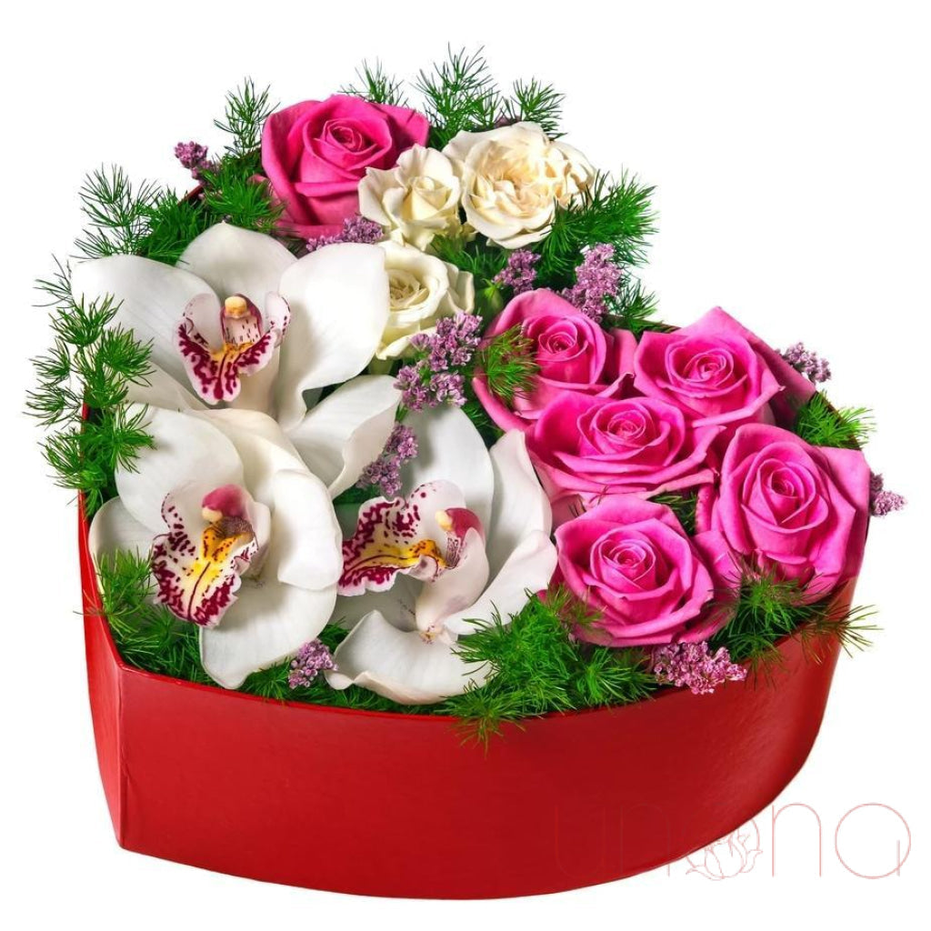 Send flowers to Ukraine in elegant flower boxes