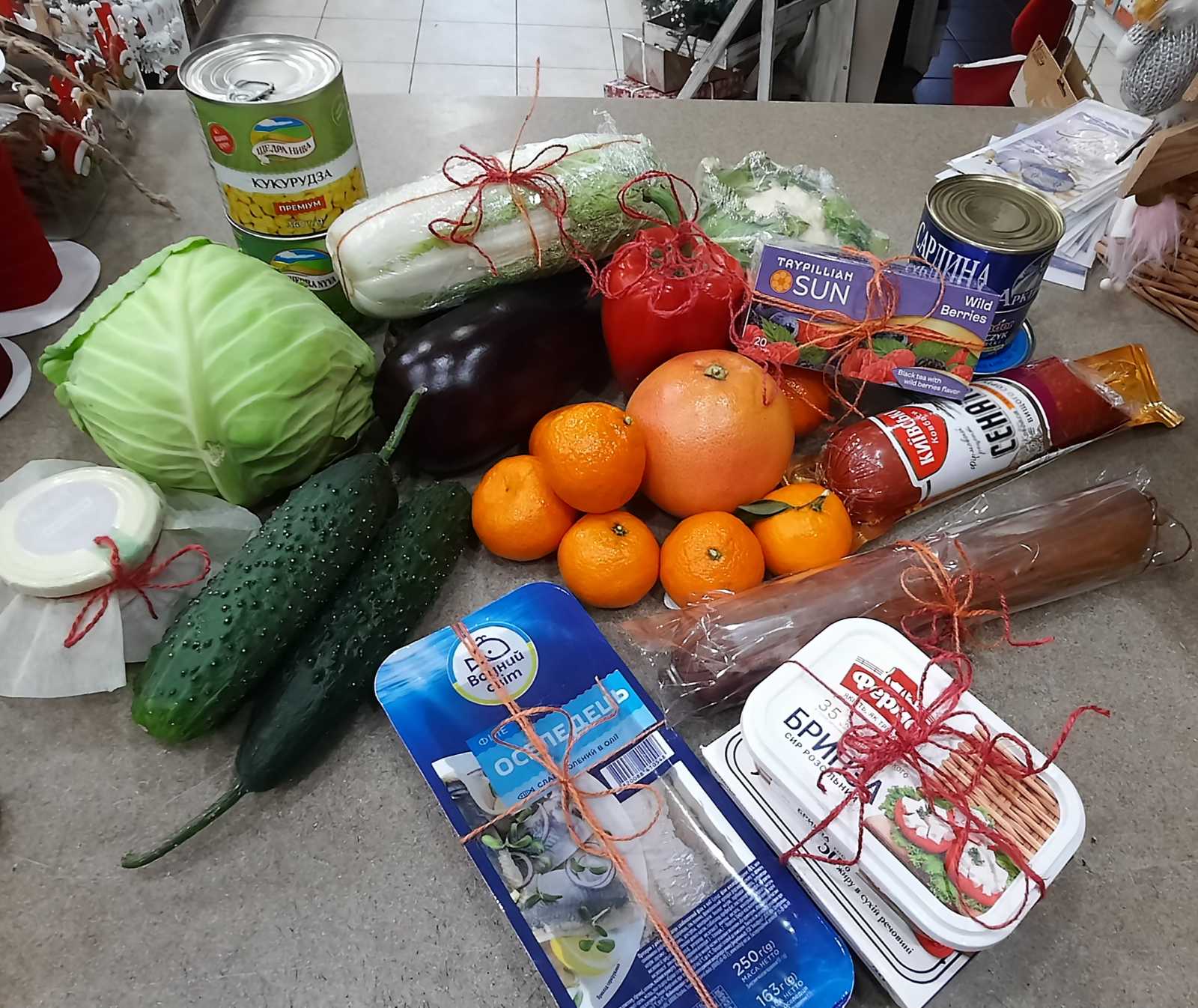 Aliments frais du marché fermier