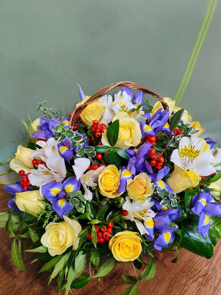 Beauty And Grace Basket Flowers