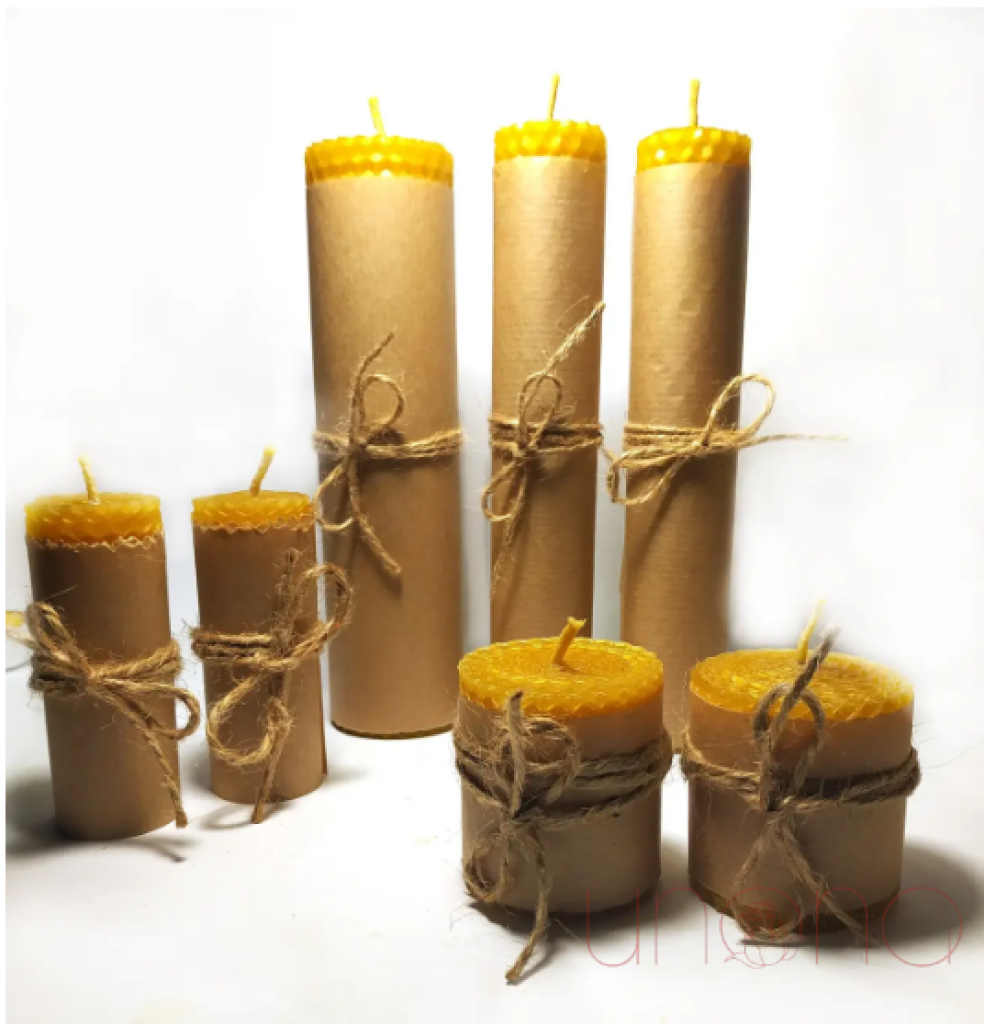 Beeswax Candle Set Gift Baskets