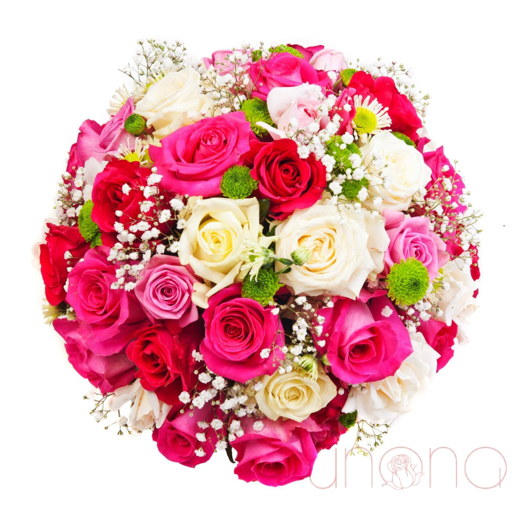 Bright Roses Bouquet | Ukraine Gift Delivery.