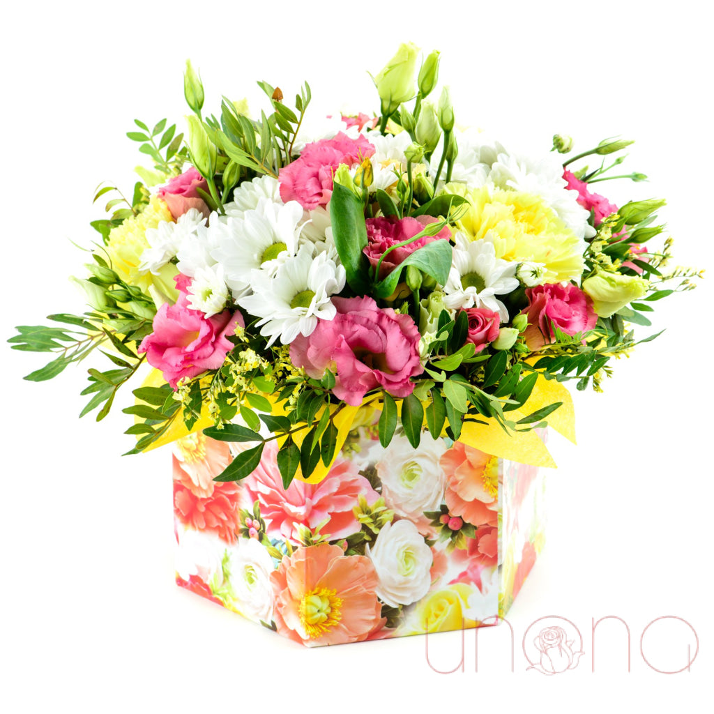 BRIGHT SURPRISE ARRANGEMENT BOX | Ukraine Gift Delivery.