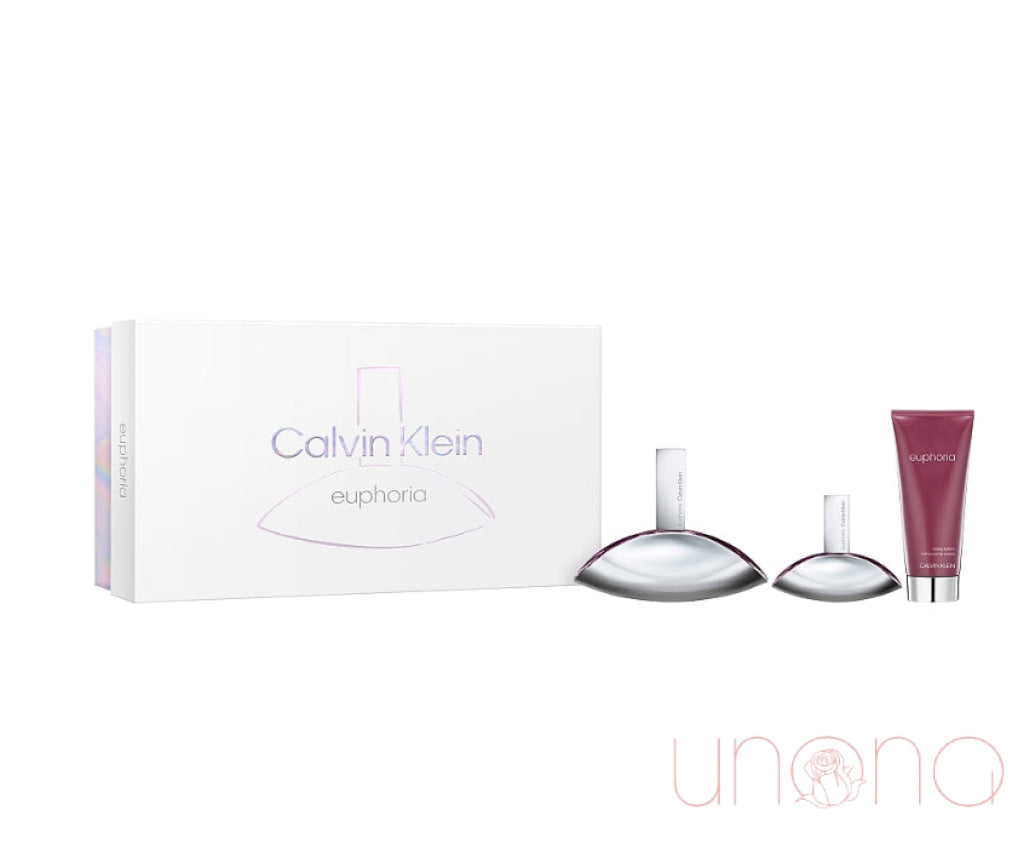 Calvin Klein Euphoria Gift Set (Edp 100Ml + Edp 30Ml Body Lotion 100Ml) – A Captivating To A