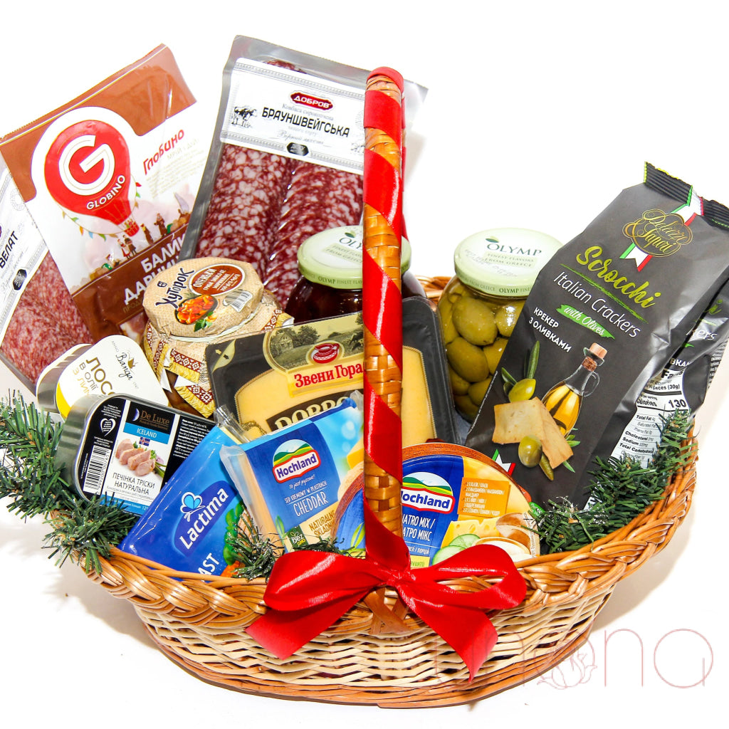 Christmas Dinner Gourmet Basket | Ukraine Gift Delivery.