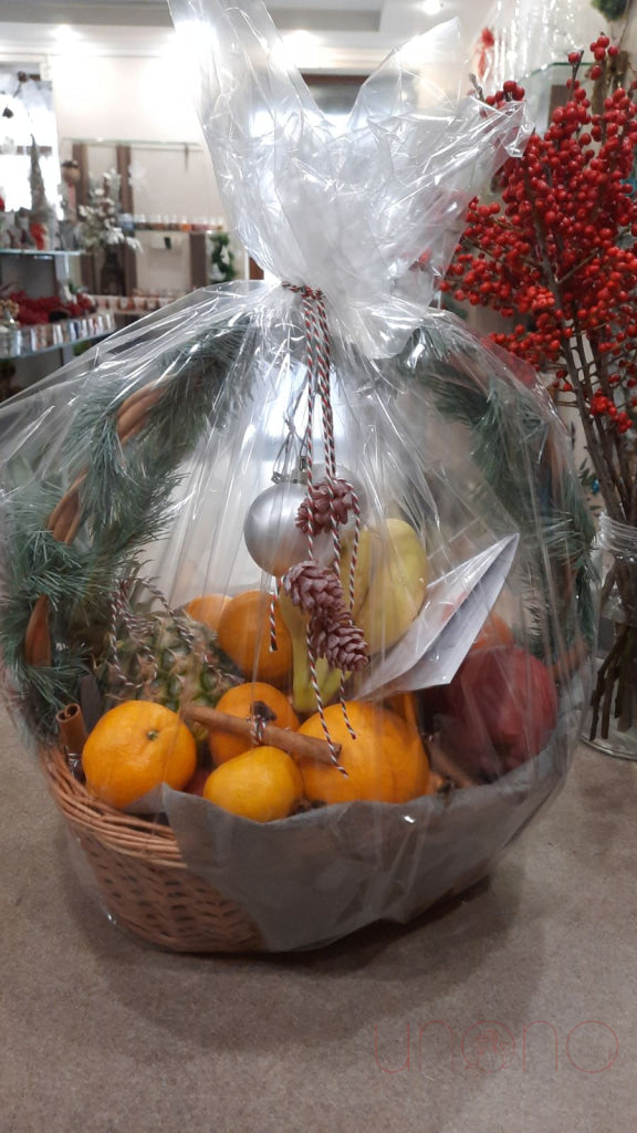 Christmas Tropical Fruit Basket By Holidays