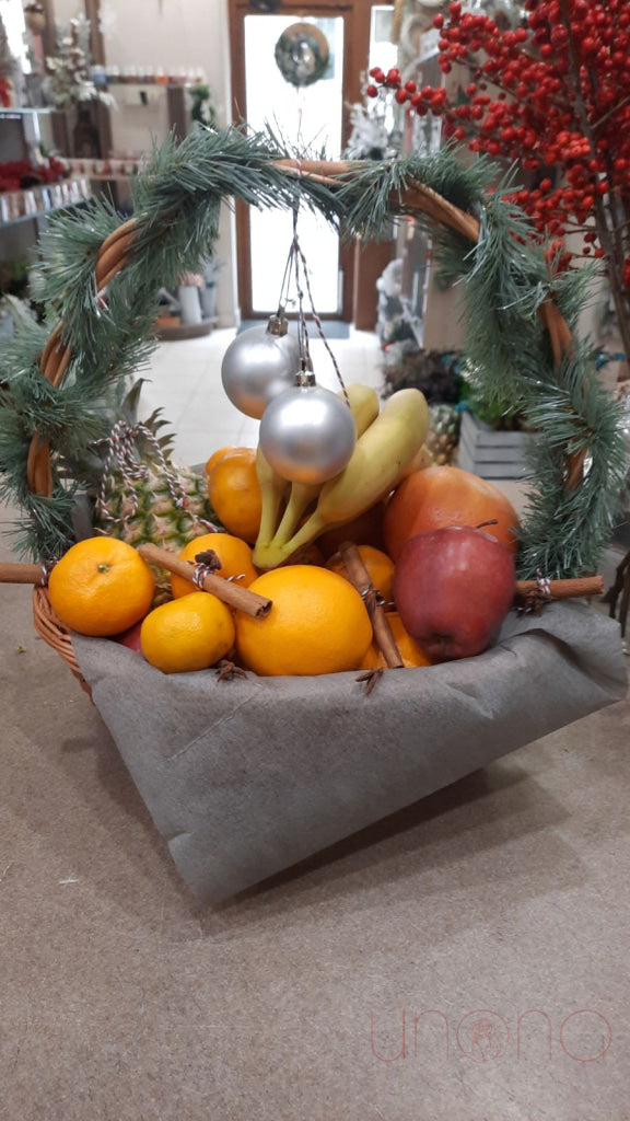 Christmas Tropical Fruit Basket By Holidays