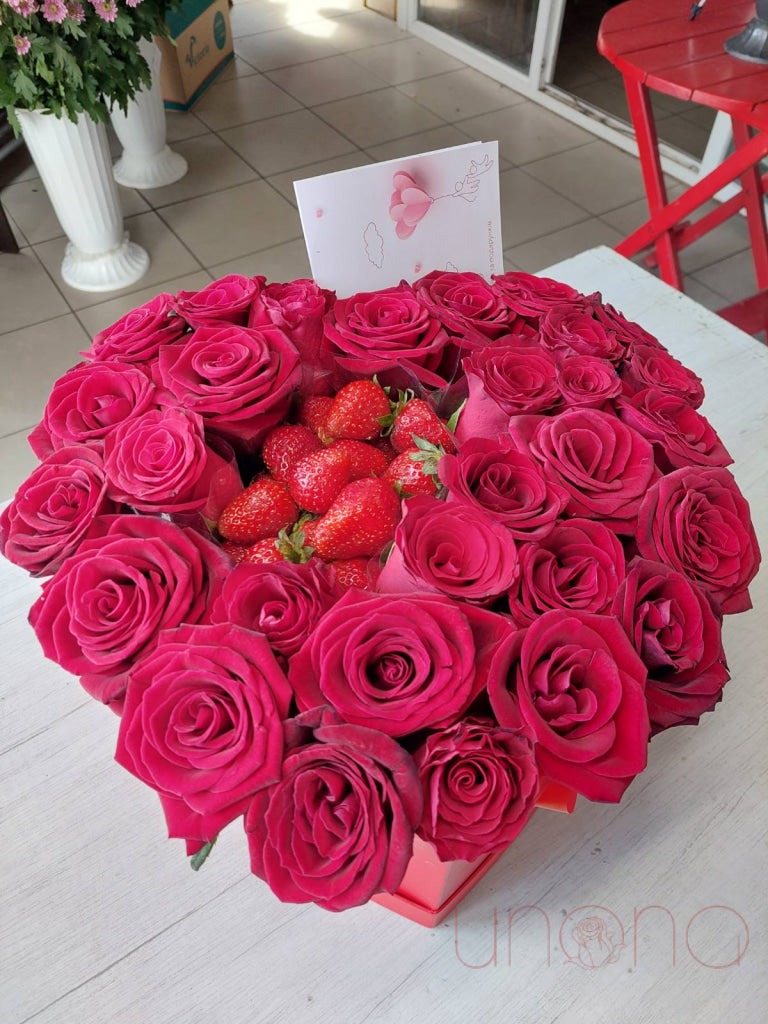 Color Your Day With Love Arrangement Roses