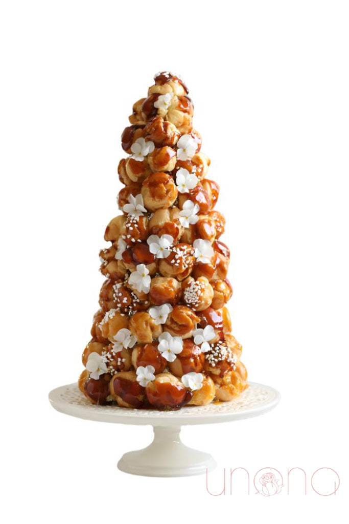 Croquembouche Cake Floral Pumpkin Pie