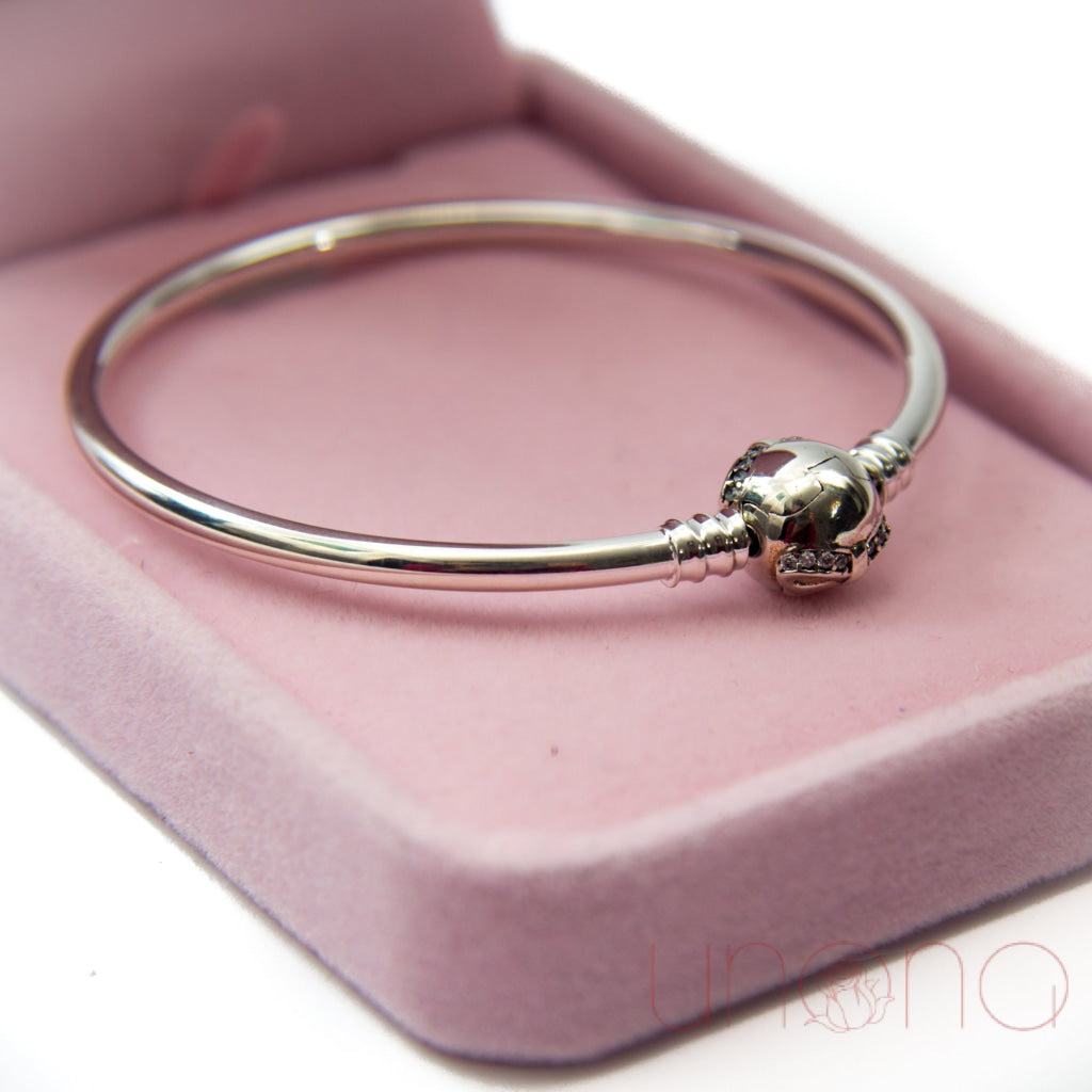 Cute Bow Sterling Silver Bangle | Ukraine Gift Delivery.