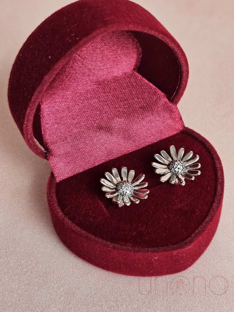 Daisy Silver Stud Earrings Silver Earrings