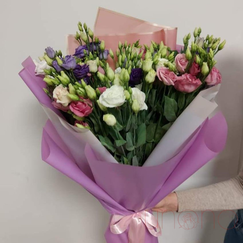 Delicate Eustoma Bouquet | Ukraine Gift Delivery.