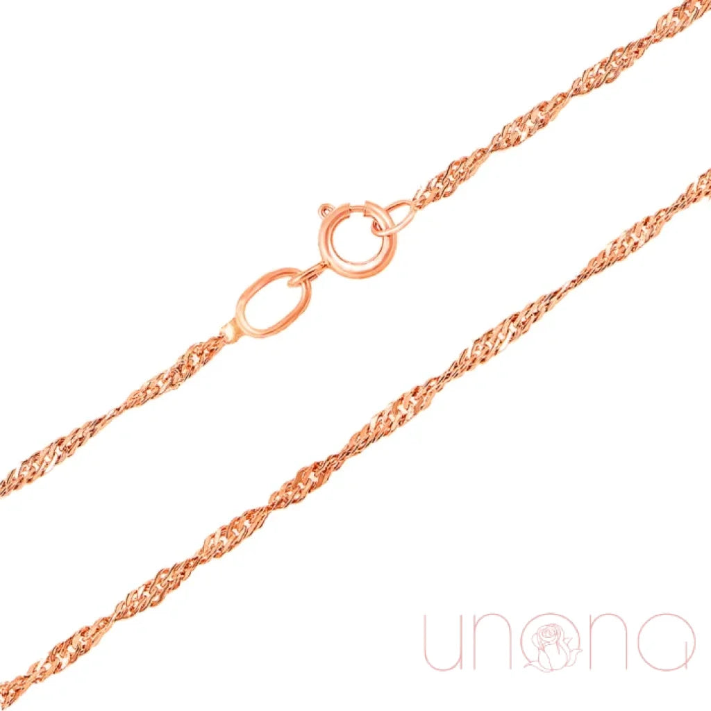 Delicate Gold Chain 40 Cm By Holidays