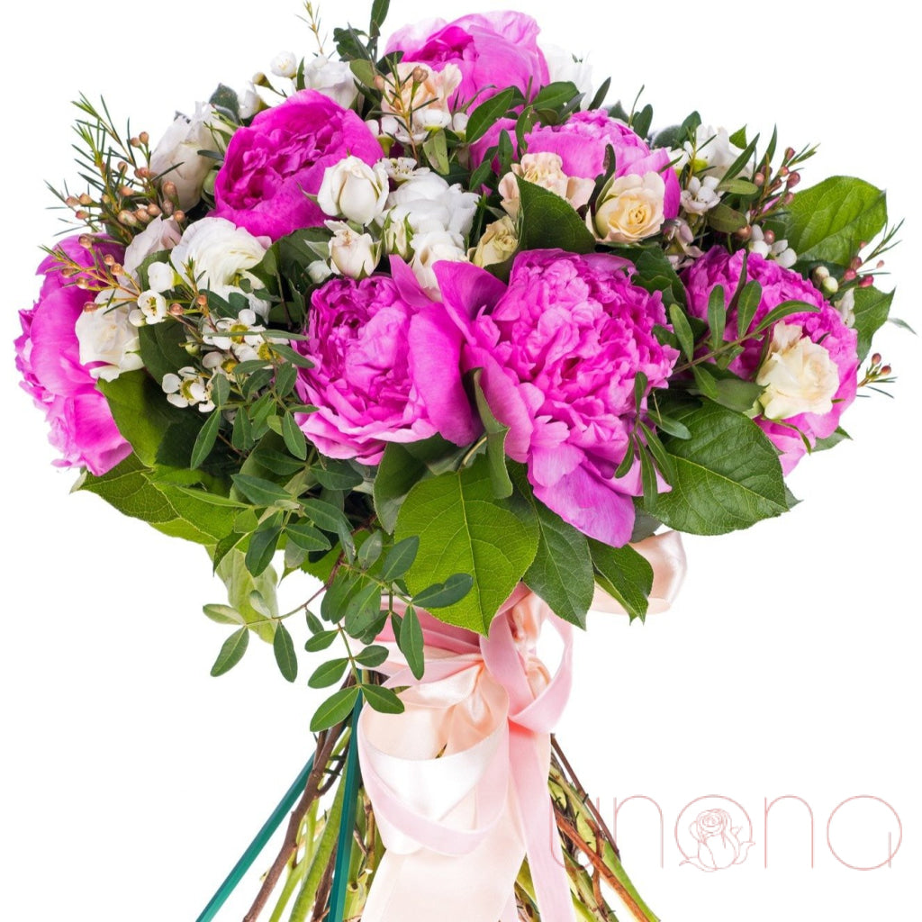 Delightful Peonies Bouquet | Ukraine Gift Delivery.