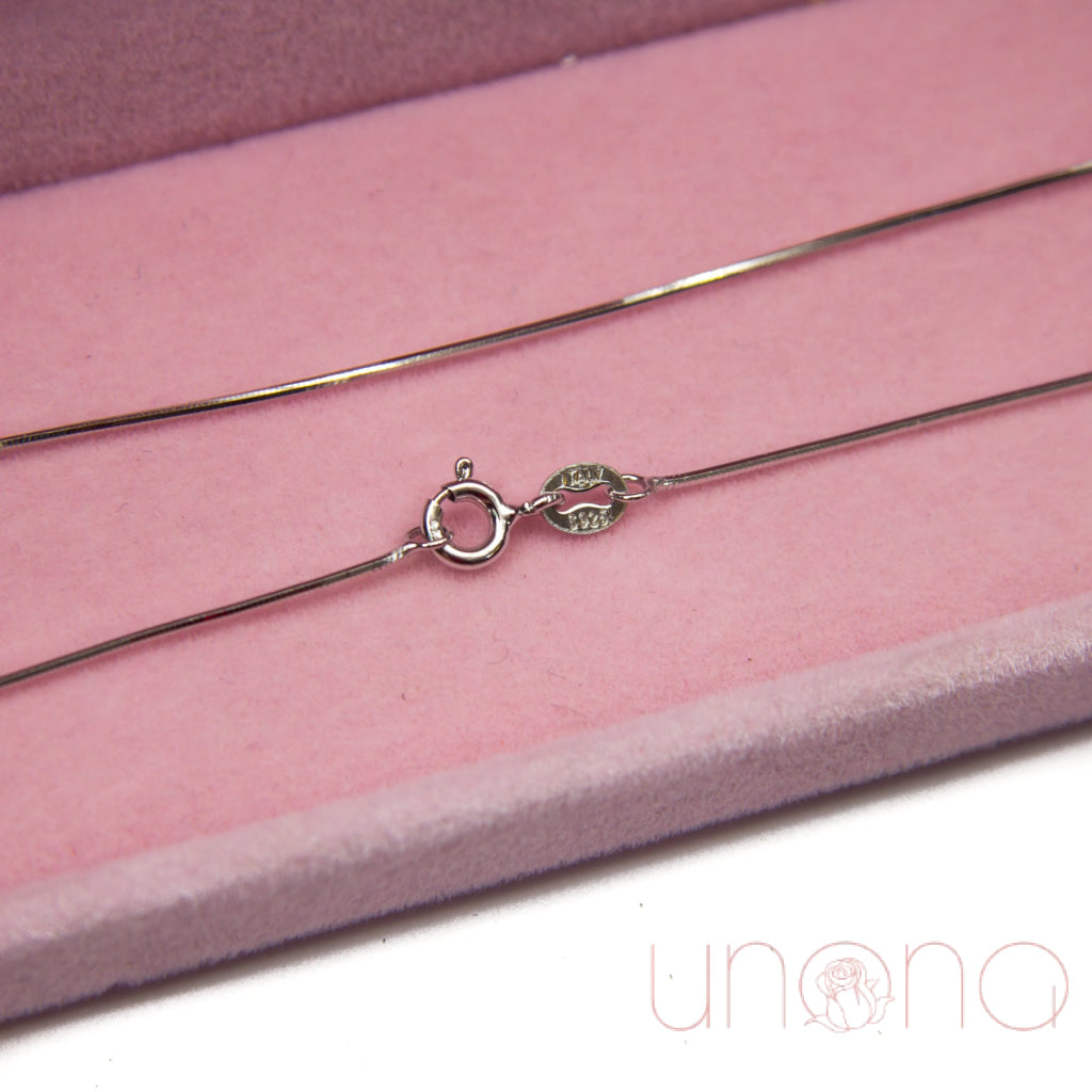 Elegant Sterling Silver Snake Chain | Ukraine Gift Delivery.