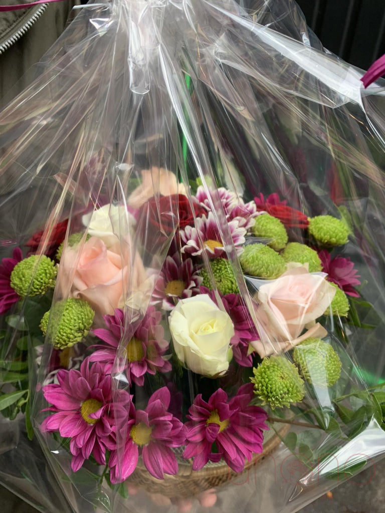 Fairy-Tale-Ish Basket Flowers