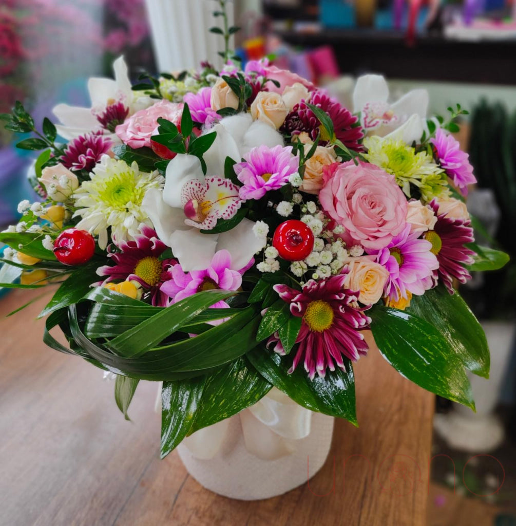 Fairy-Tale-Ish Basket Flowers