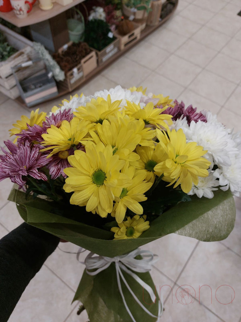 Fall Chrysanthemums Bouquet Flowers