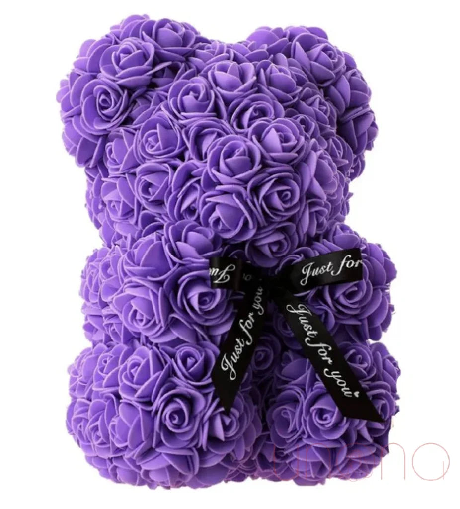 Flower 3D Teddy Bear Medium (25 Cm) / Lavender By Occasion