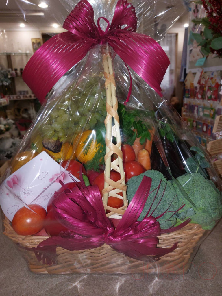 Generous Fruit And Vegetable Basket Gift Baskets