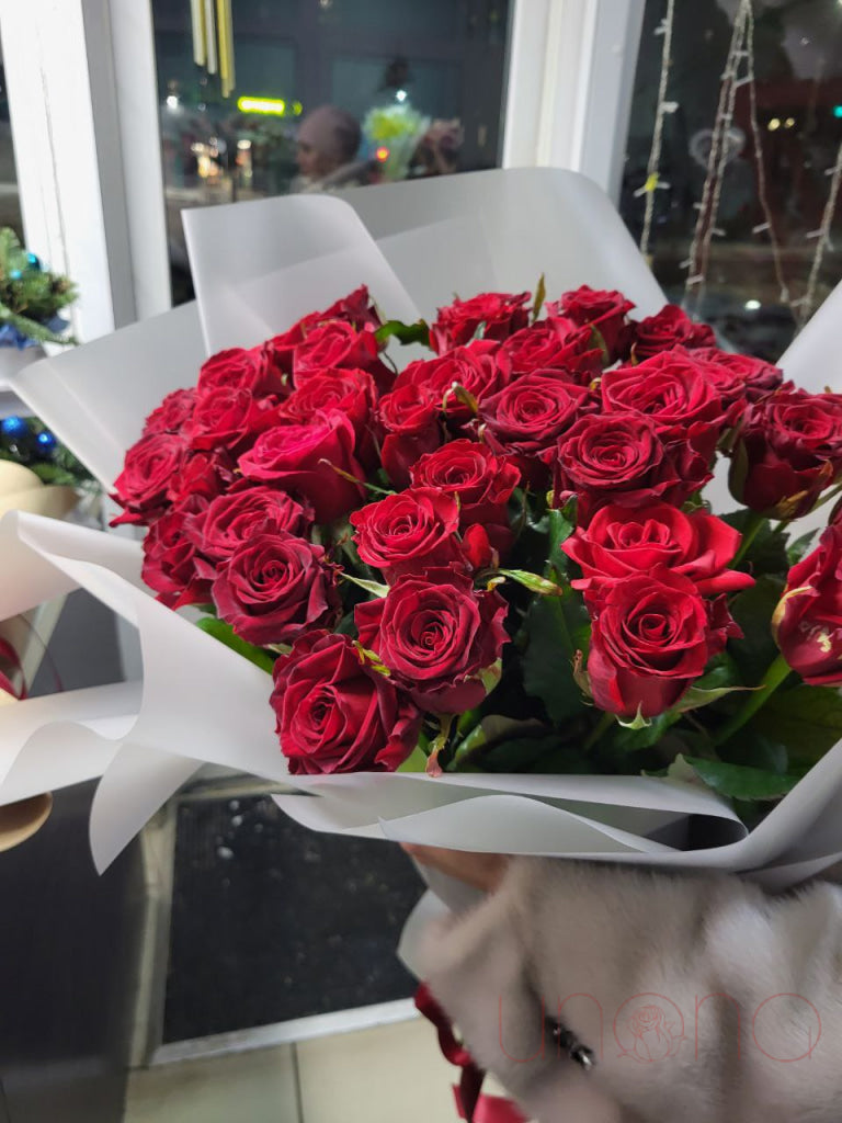 Gorgeous 37 Roses Bouquet For Her