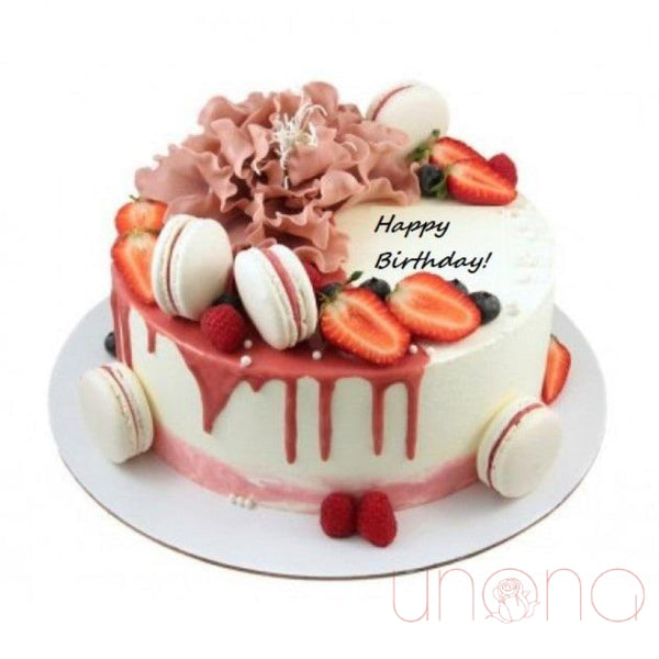 Happy Birthday Cake | Ukraine Gift Delivery.