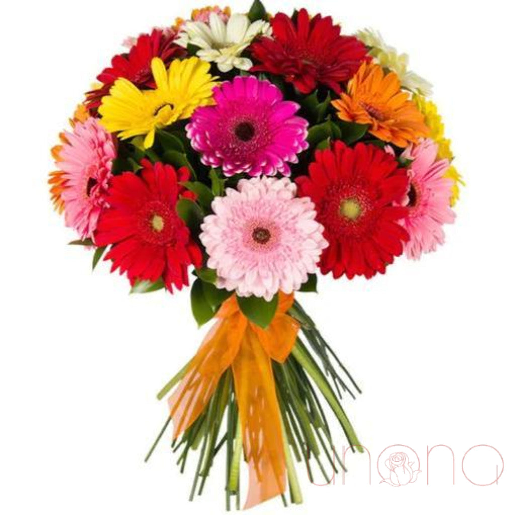 Happy Moment Gerberas Bouquet | Ukraine Gift Delivery.