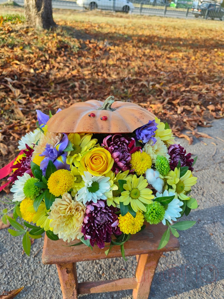 Harvest Pumpkin Flowers