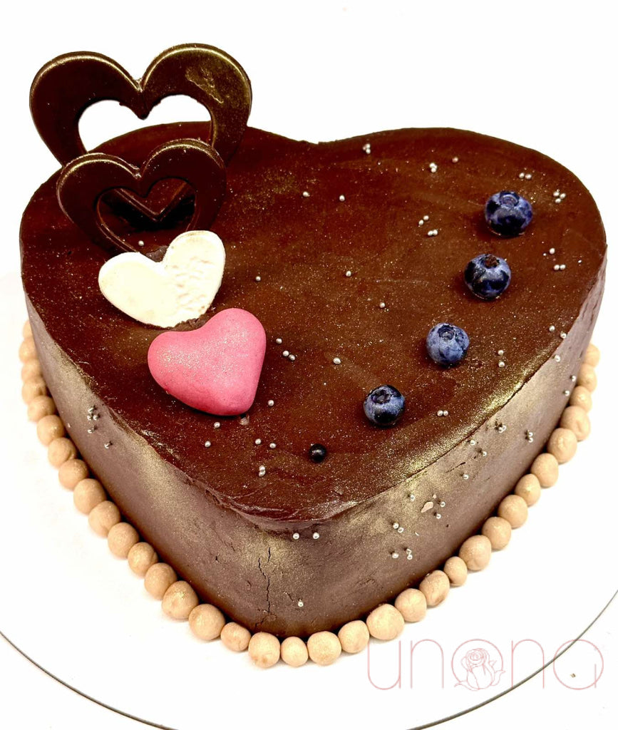 Heart-Shaped Chocolate Cake By Price