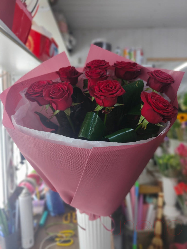 ’I love you from afar’ roses bouquet Roses