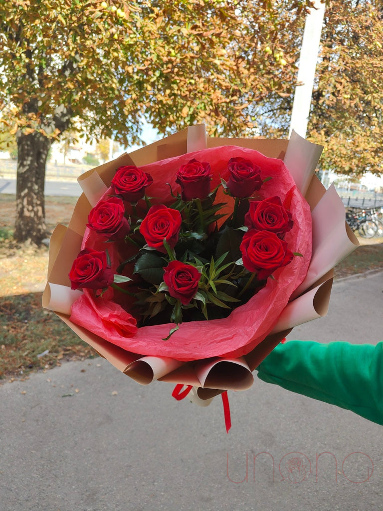 ’I Love You From Afar’ Roses Bouquet By Occasion