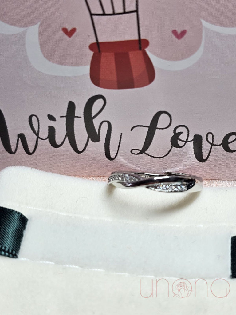 Infinite Love Intertwined Adjustable Silver Ring By Price