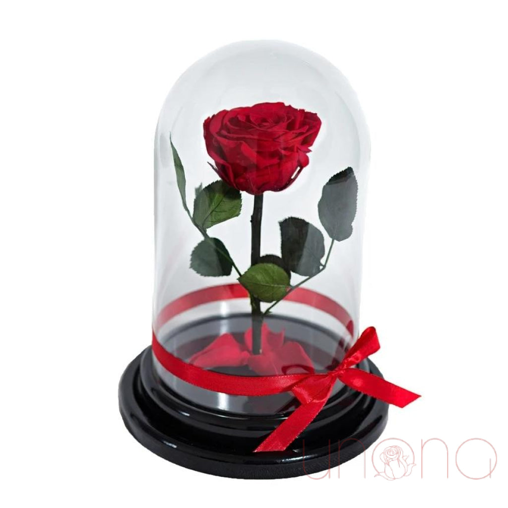 Long-Lasting Rose in a Flask | Ukraine Gift Delivery.