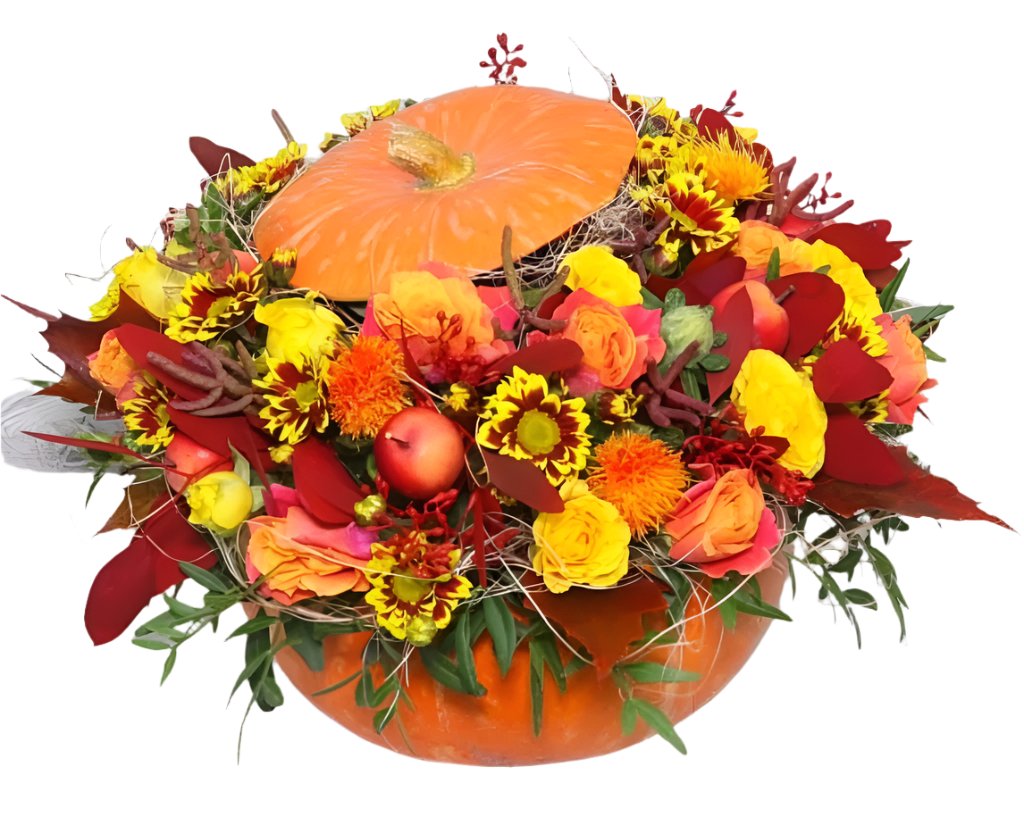 Luxury Pumpkin Arrangement Flowers