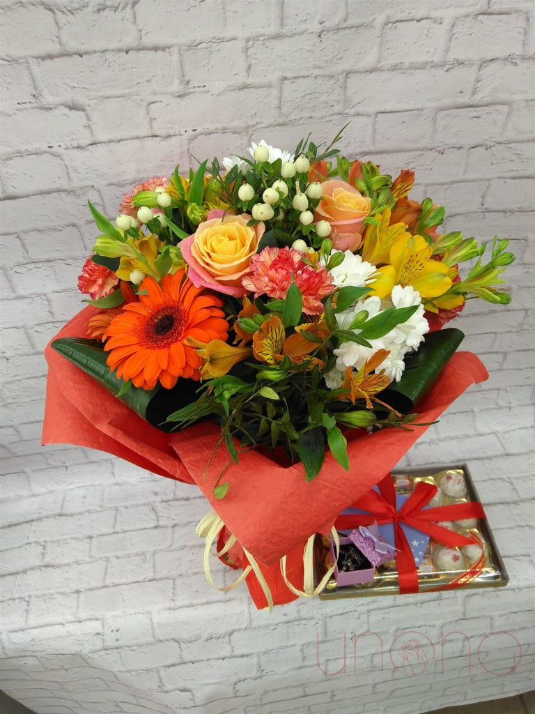 Magnificent Orange Bouquet | Ukraine Gift Delivery.