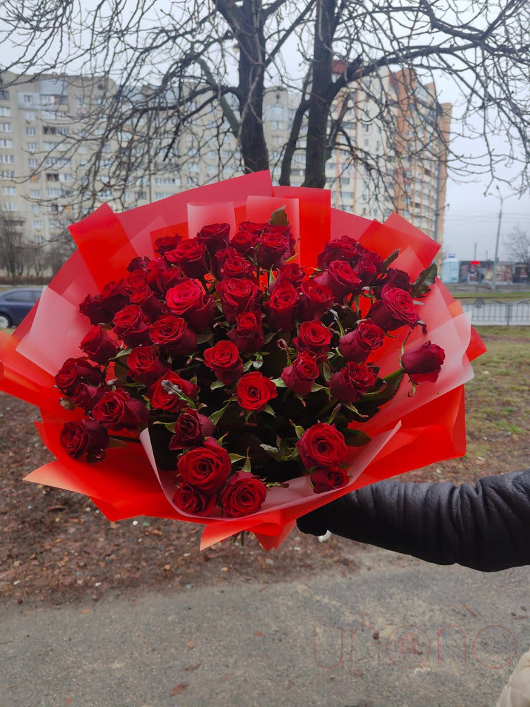 Marvelous Red And White Roses Bouquet Roses