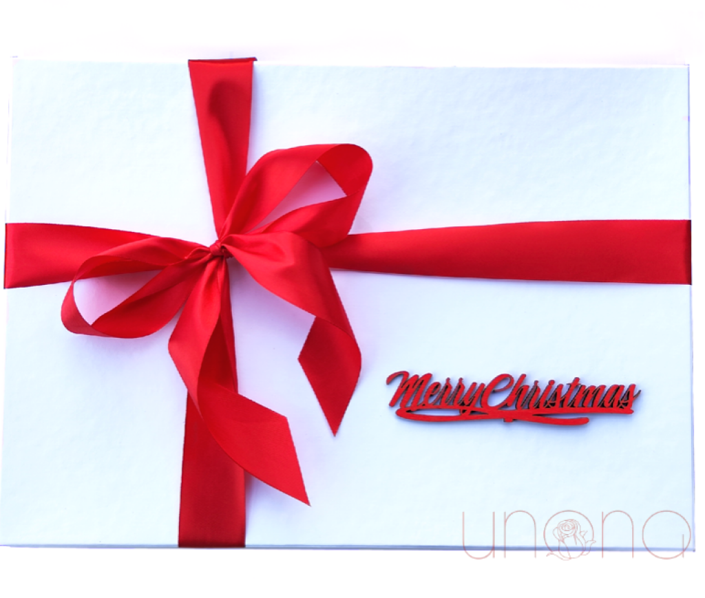 Merry Christmas Chocolates Gift Box In English By Holidays