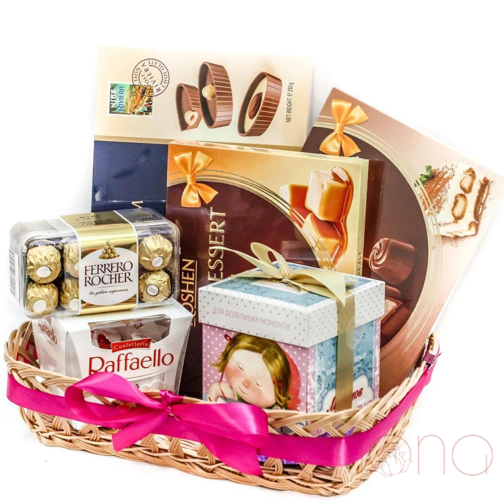 Most Popular Chocolates Gift Basket | Ukraine Gift Delivery.