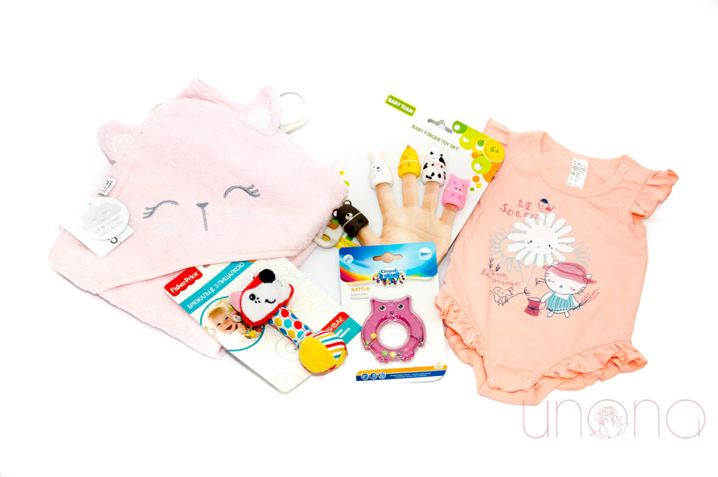 Newborn Baby Gift Box for Girl | Ukraine Gift Delivery.