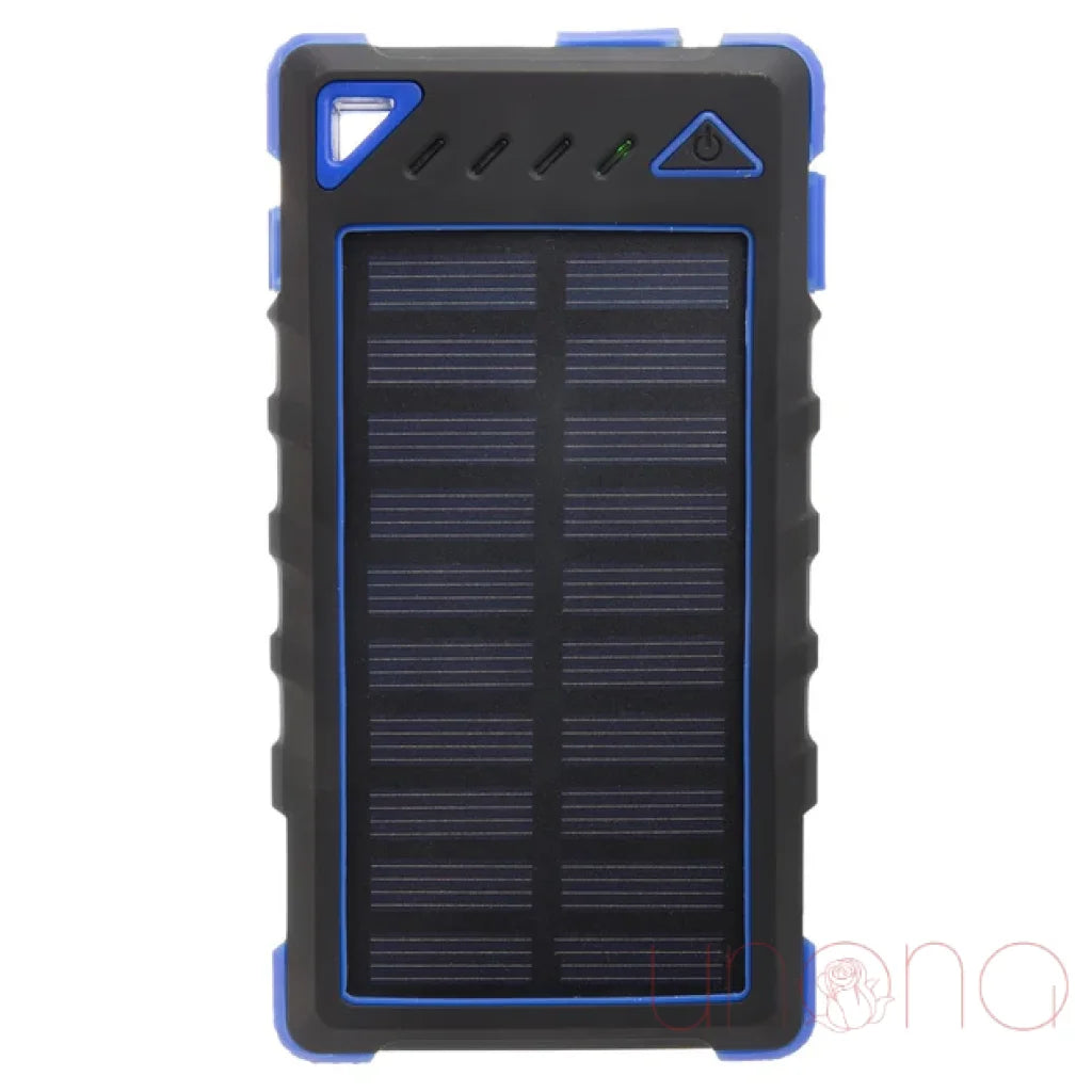 8 000 Mah Power Bank With A Solar Panel