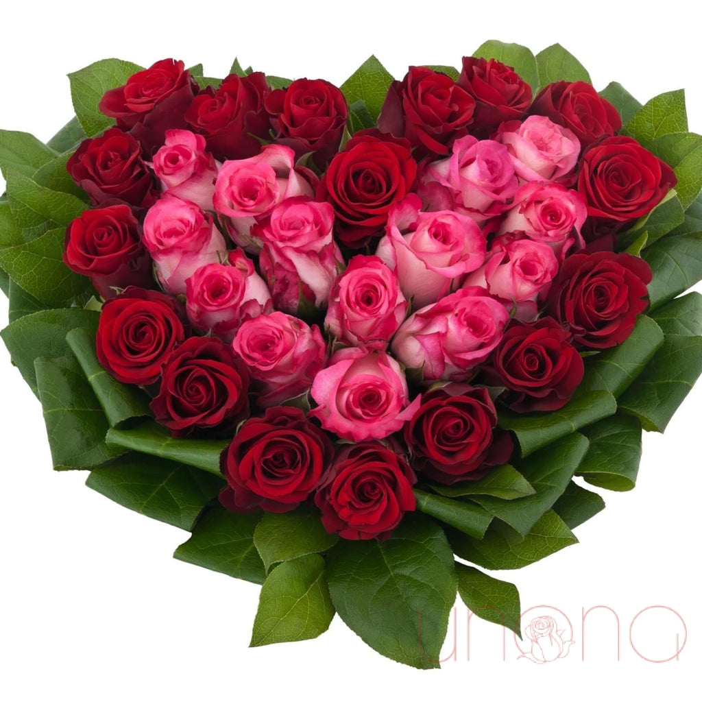 Sensational Heart Arrangement | Ukraine Gift Delivery.