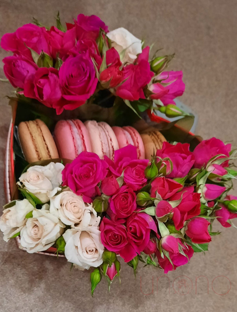 Sweet Compliment Gift Box Flowers