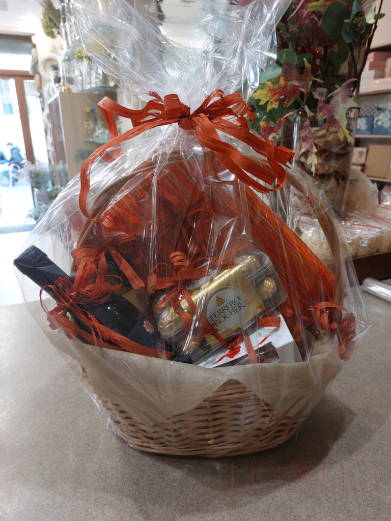 Sweet Gift Basket With Surprise By Holidays