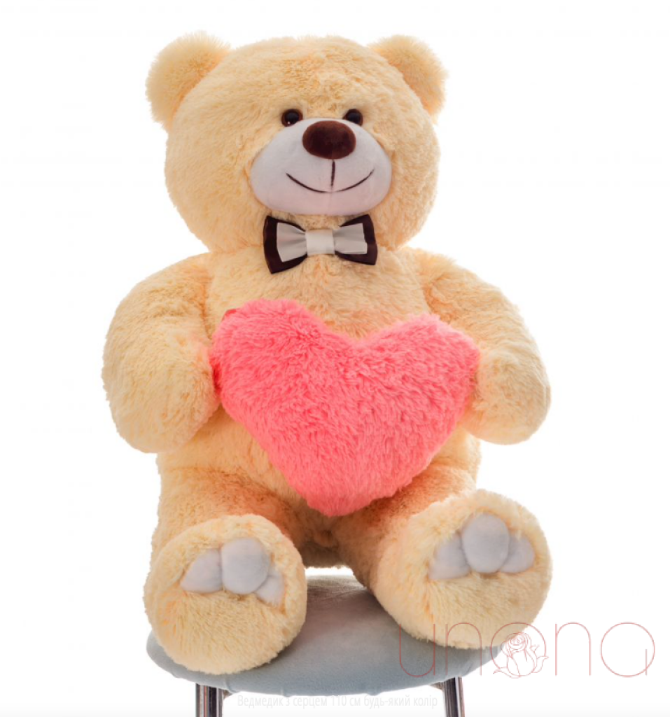 Sweetheart Teddy Bear 110 Cm / Beige Bear