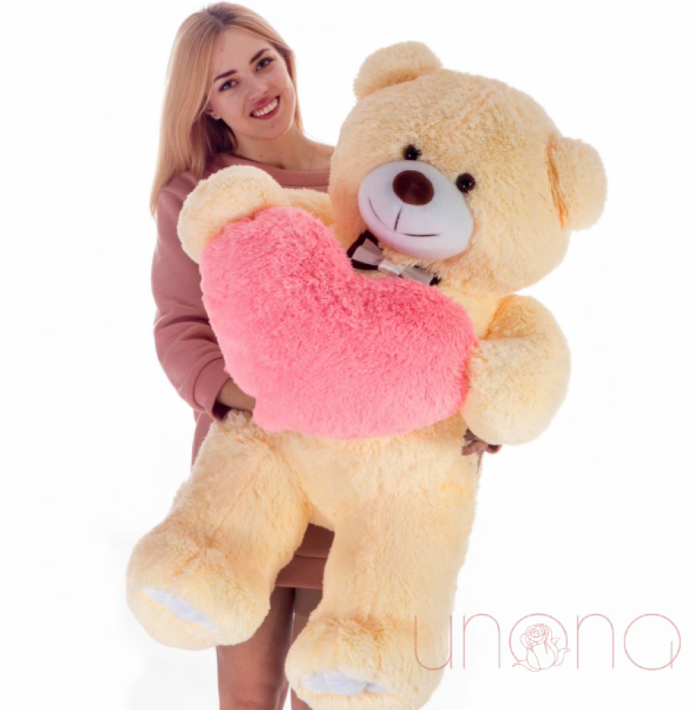 Sweetheart Teddy Bear 130 Cm / Beige Bear