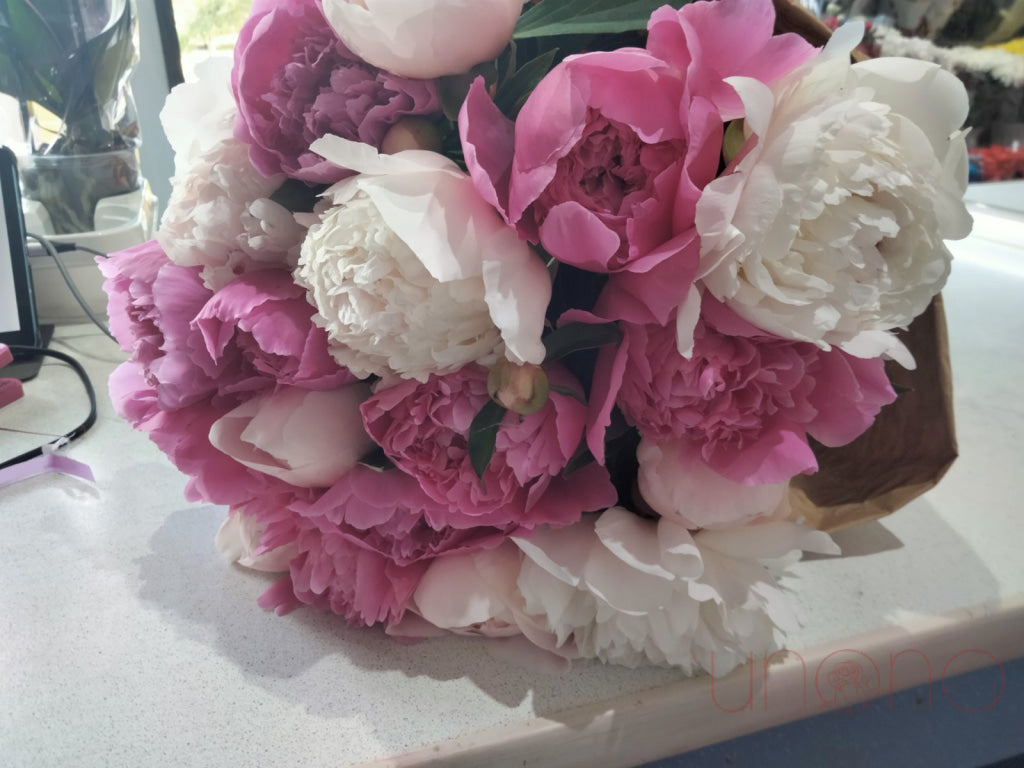 Tender Peonies Bouquet Flowers