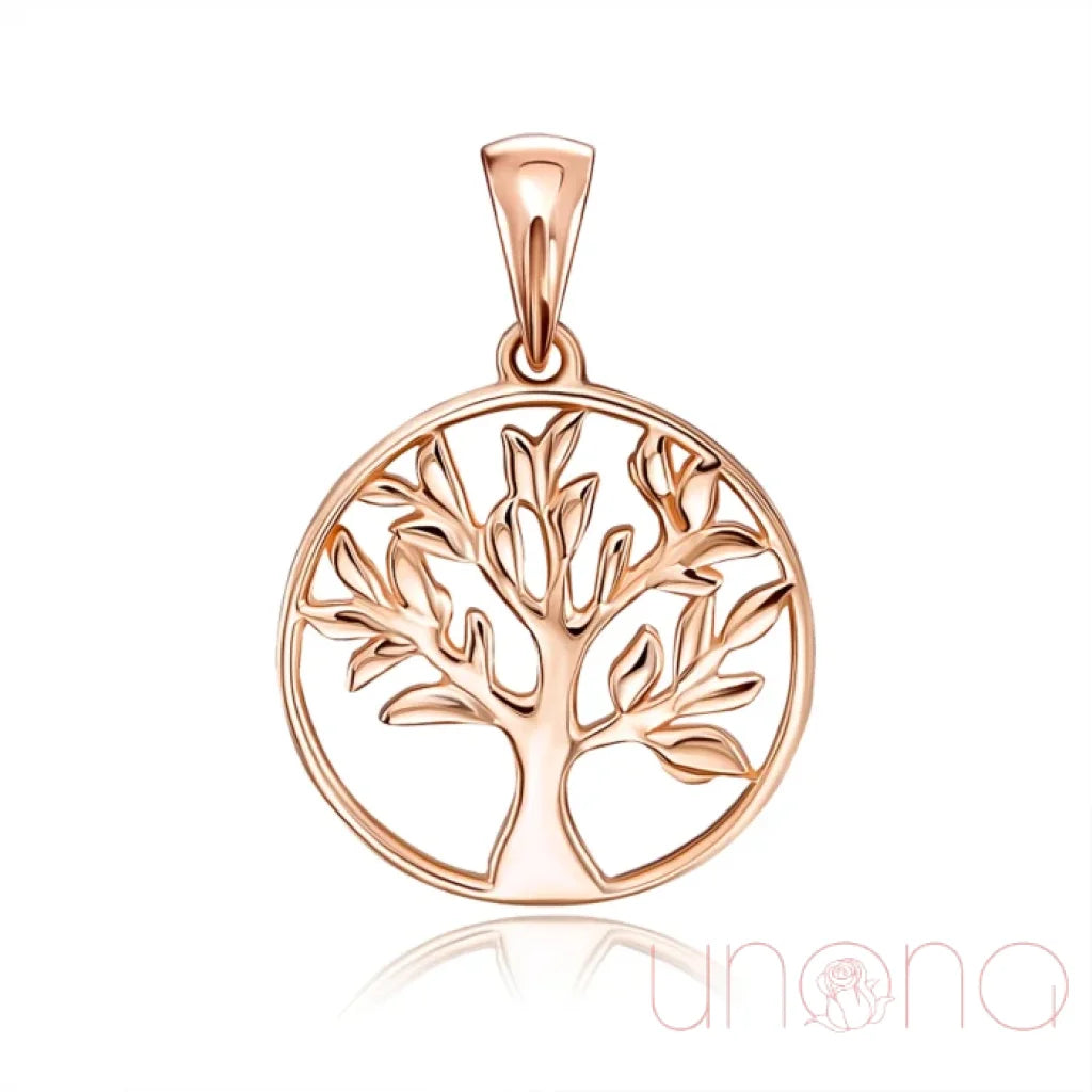 Tree Of Life Gold Heart Pendant Jewelry