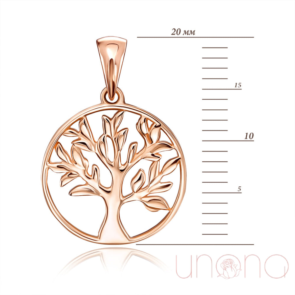 Tree Of Life Gold Heart Pendant Jewelry