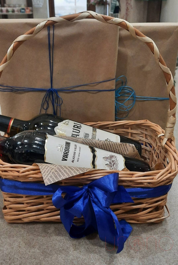 Wine And Chocolates Gift Basket By Holidays