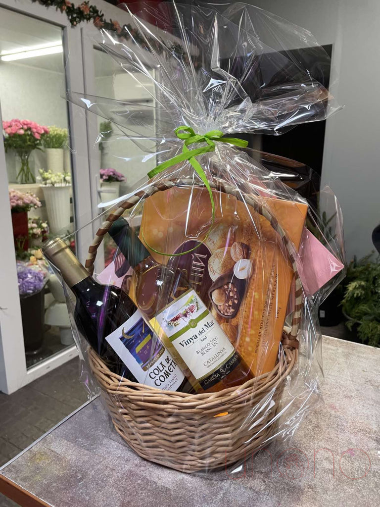 Wine And Chocolates Gift Basket By Holidays